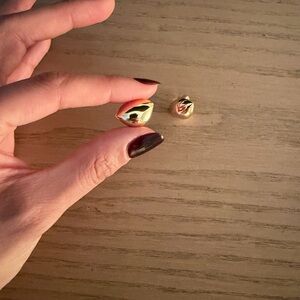 Jenny Bird Gold Teardrop Earrings